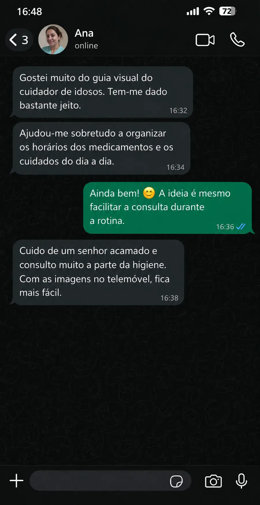 Depoimento de cliente