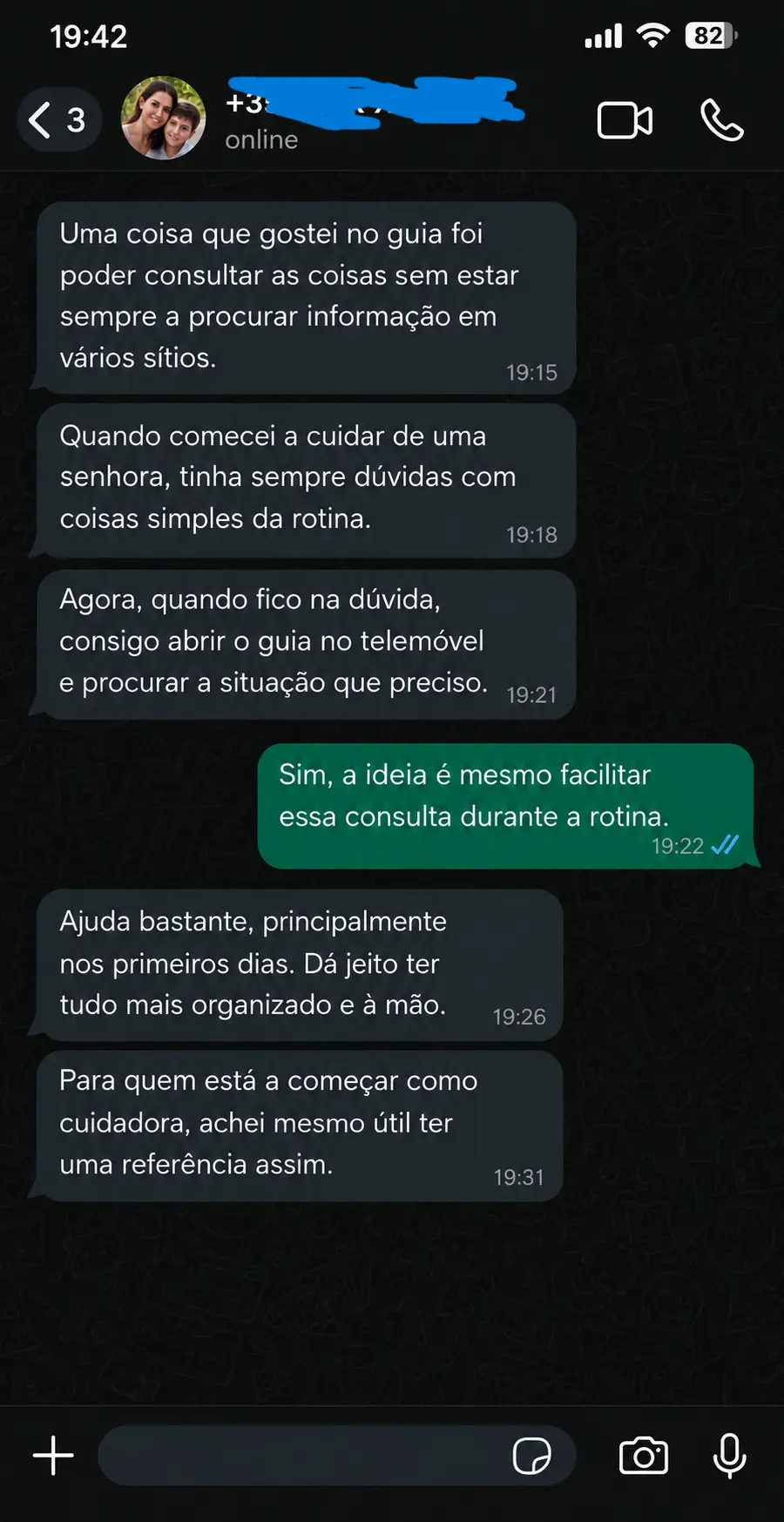Depoimento de cliente